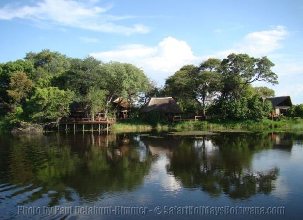 Safari camp in Botswana