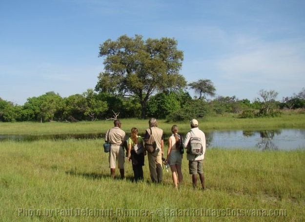 Walking in Botswana