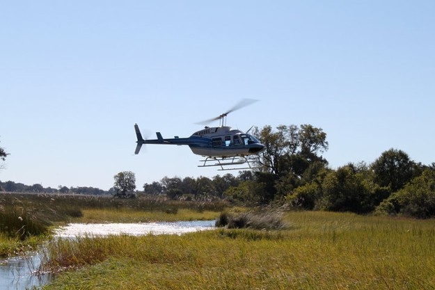 Hovering Over The Okavango Delta